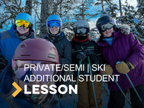 Additional Student- Ski  2.5hr (age 5+)