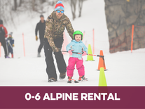 Child (0-6)Alpine Ski Rental Package