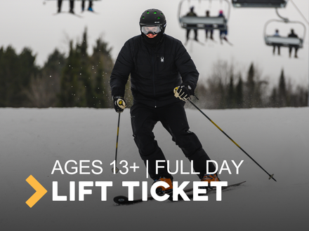 Adult (13+) Full Day Ticket
