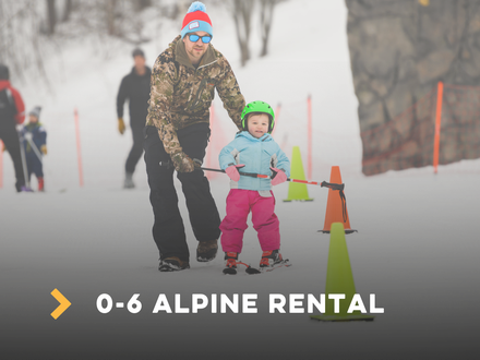 Child (0-6)Alpine Ski Rental Package