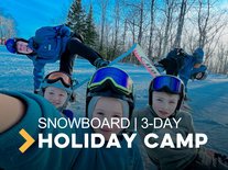 Holiday Snowboard Camp 3 hr (Ages 7-12)