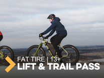 3 Hour Fat Tire Bike Lift & Trail - Ages (13+) - 9AM or 1PM