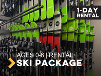 Child (0-6)Alpine Ski Rental Package