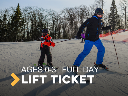 Adult (13+) Full Day Ticket- Beginner Hill Only