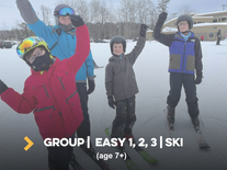 Group Easy as 1,2,3 Learn to ski (age 7+)