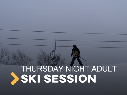 Thursday Night Adult SKI- Individual Session (2HR) (18+)