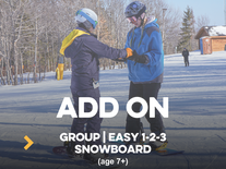 Group Easy as 1,2,3 Learn to Snowboard-Add-On