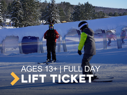 Full Day Ticket- Beginner Area Only (13 +)