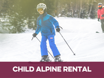 Child (7-12)Alpine Ski Rental Package