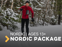 Cross Country Ski Rental Package Adult (13+)