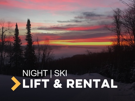 Nights Under the Lights - Lift + Ski Rental