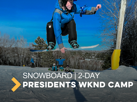 Presidents' Weekend Snowboard Camp 3 hr (Ages 7-12)