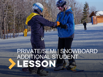 Additional Student-Snowboard 2.5hr (age 5+)