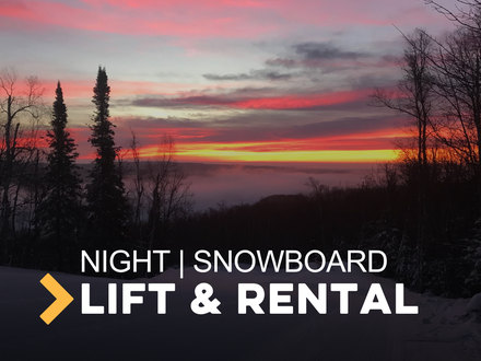 Nights Under the Lights - Lift + Board Rental