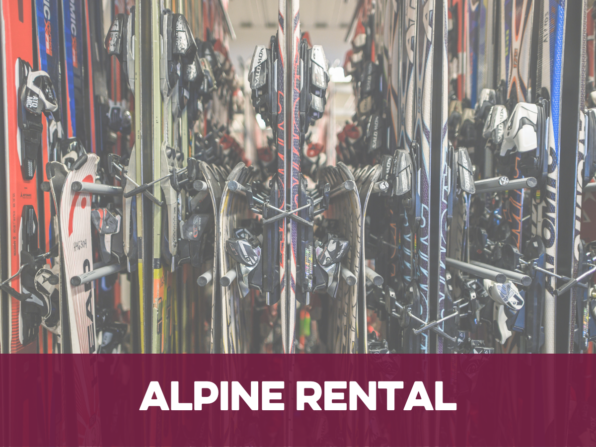 Alpine (downhill) Ski Rental